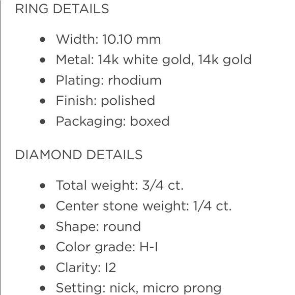 💰SOLD💰Vera Wang Diamond Engagement/Wedding Ring - Picture 4 of 8